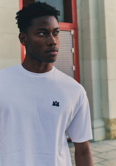 T-shirt Kings League Big Logo Blanc